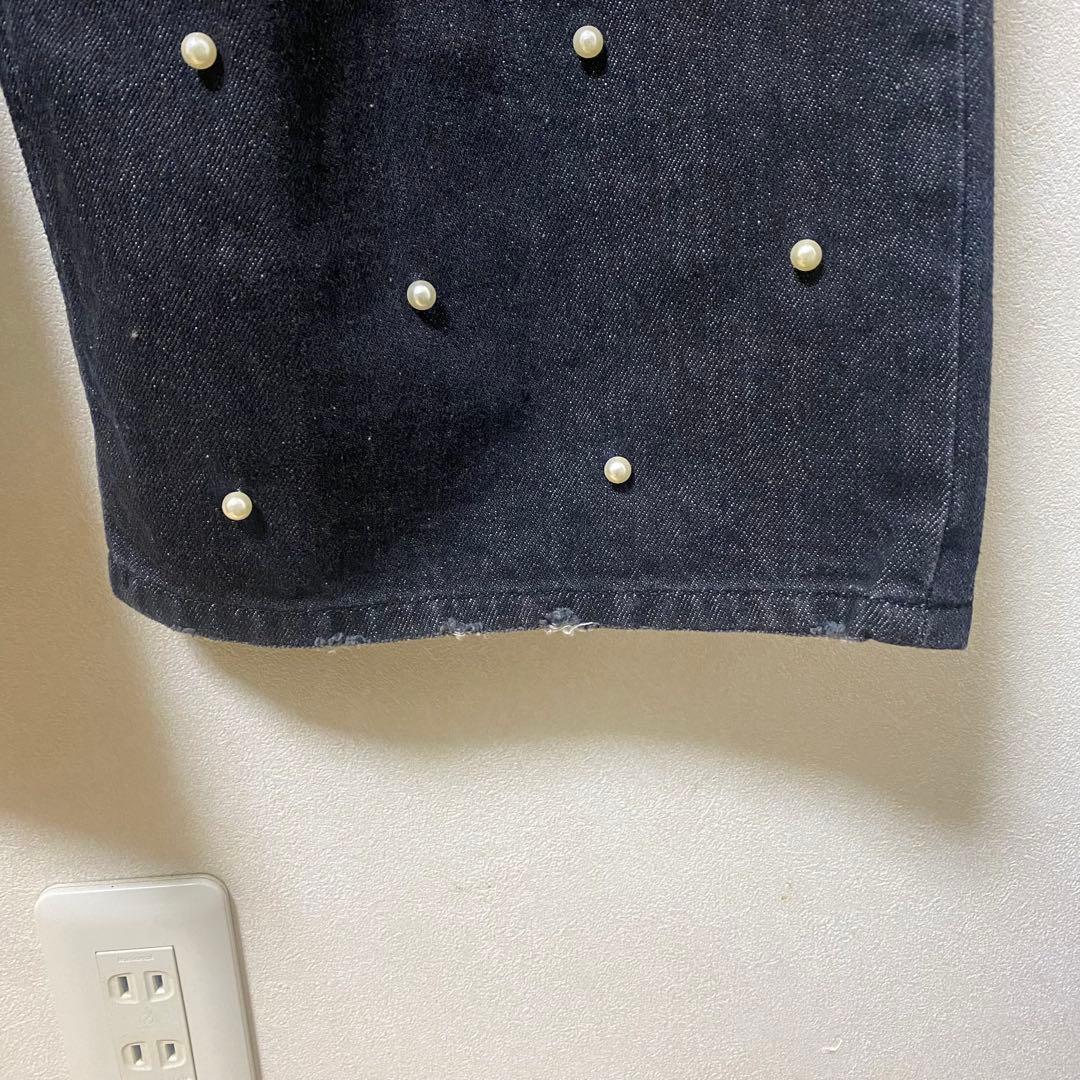 パンツ AMERI SCATTERED PEARL DENIM