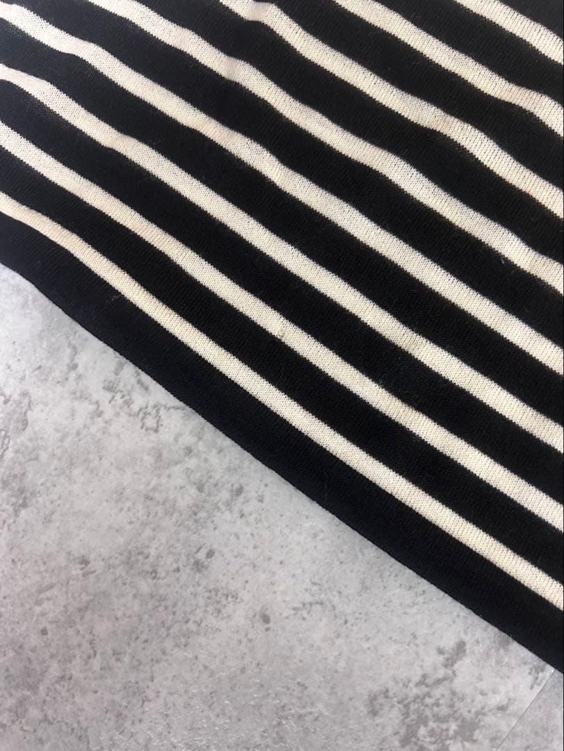 Saint Laurent Paris SS14 ノースリーブ　ボーダー　シャツ