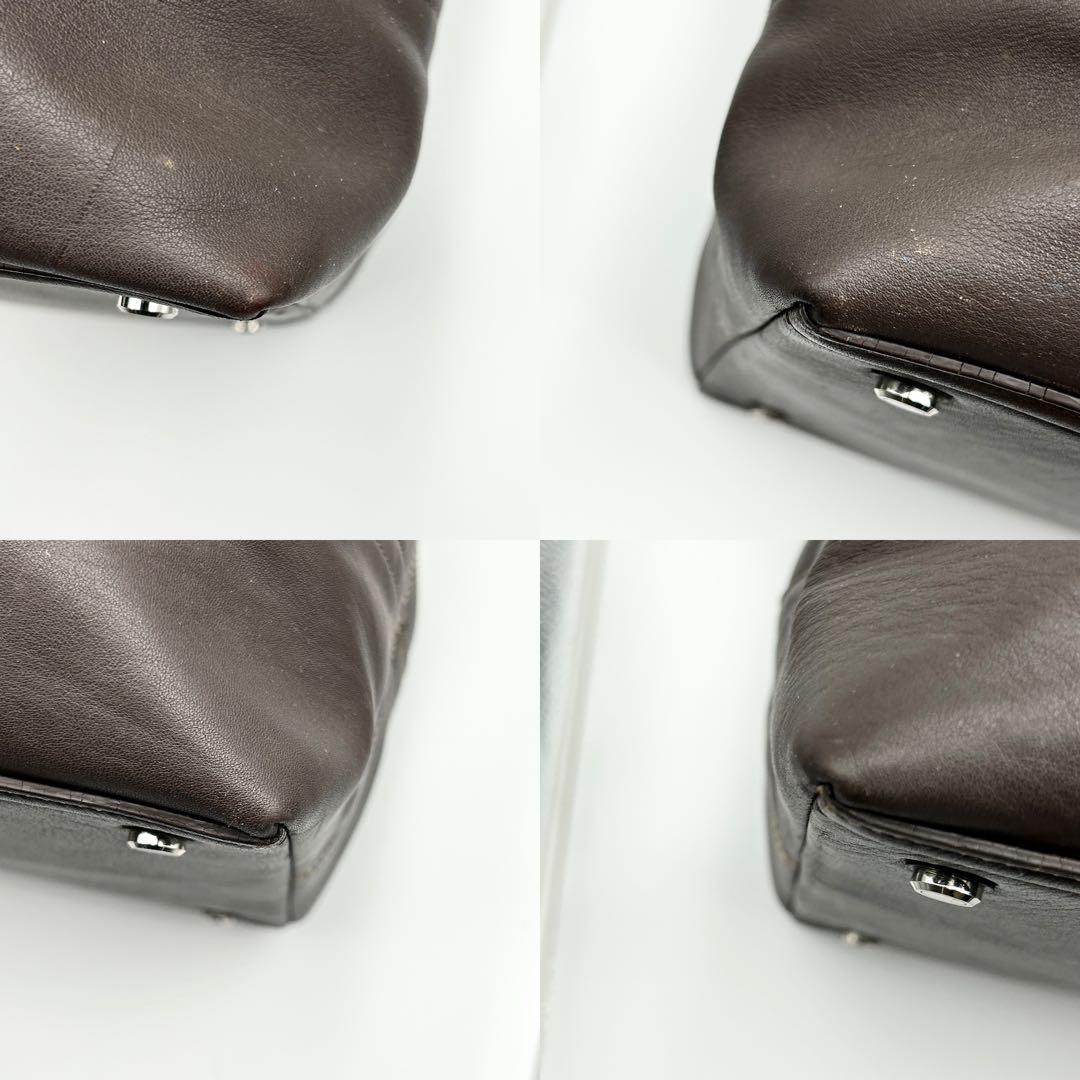 希少✨ コーチ ボストンバッグ 2way レザー ドイツホック 大容量 鍵