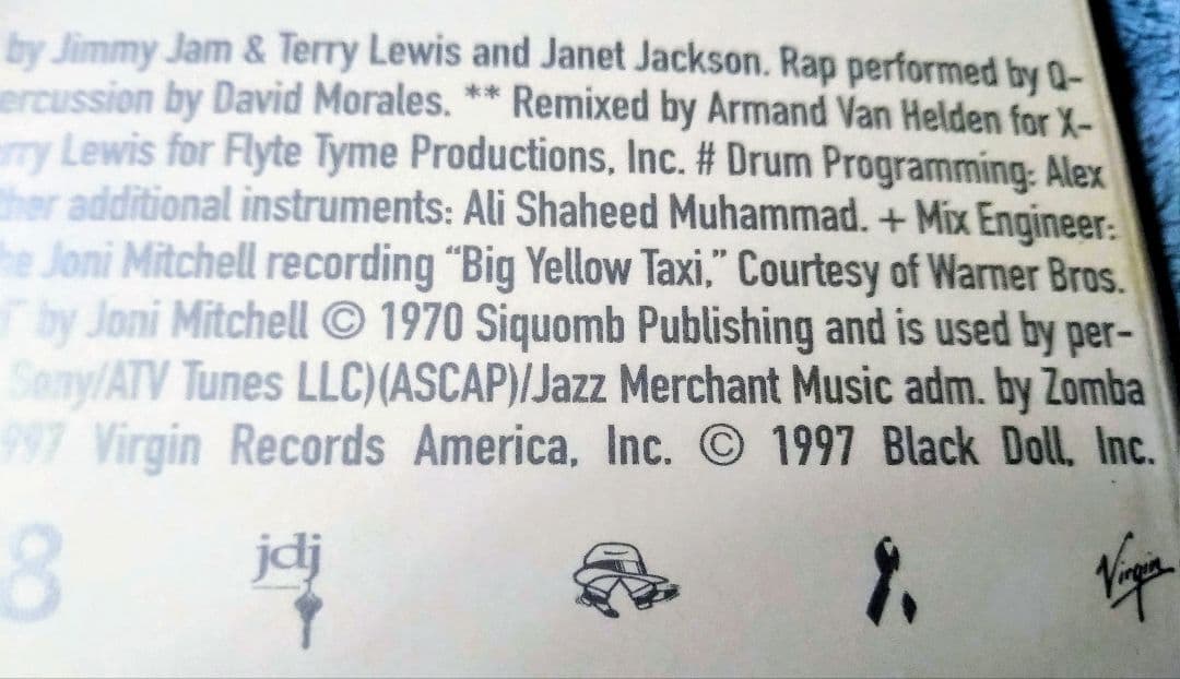 3000枚限定 未再生 US PROMO JANET JACKSON Q-TIP
