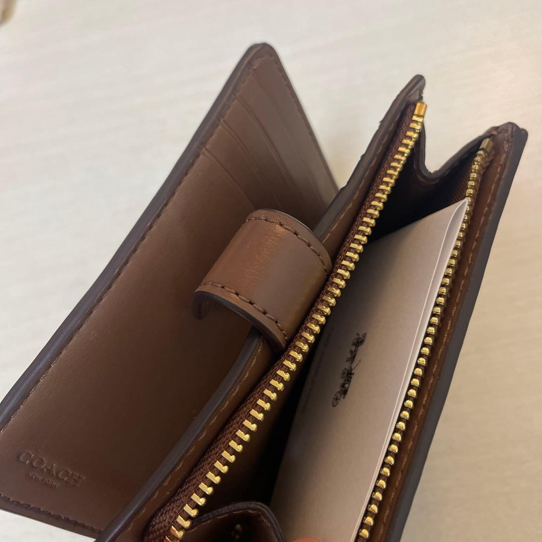 【新品】COACH コーチ 二つ折り財布