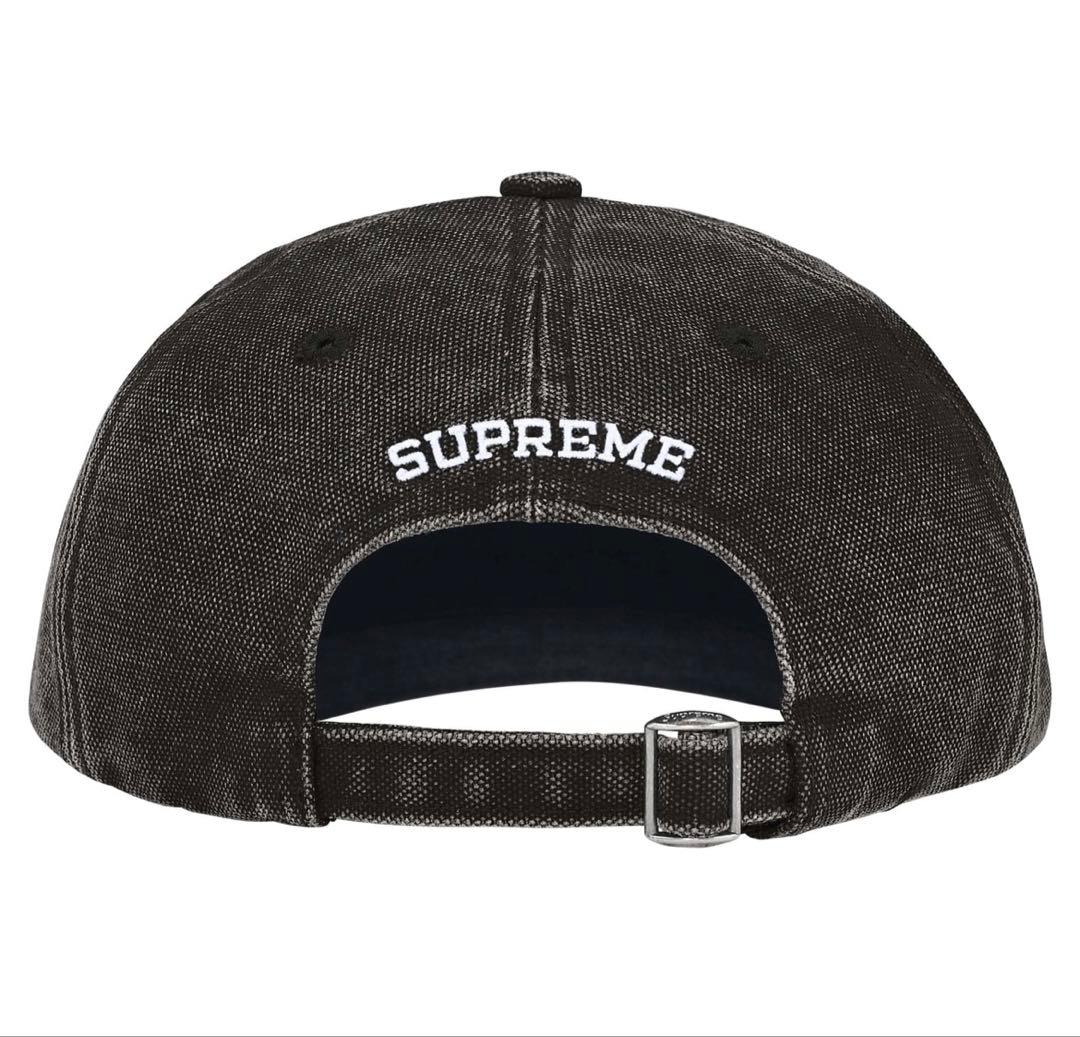 帽子 supremePigmentCoatedCanvas S Logo 6Panel