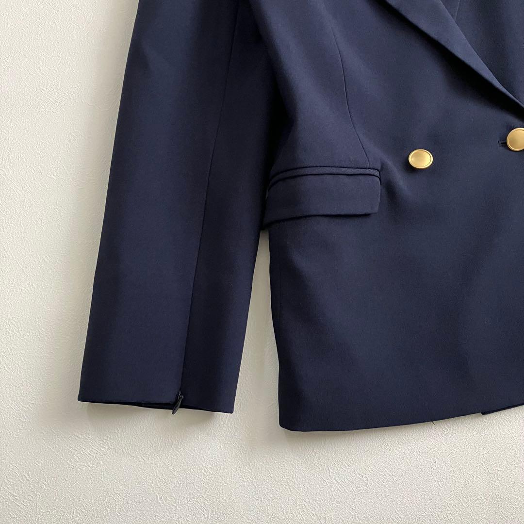 【美品】CELFORD 2WAYメタルボタンジャケット　ネイビー　36