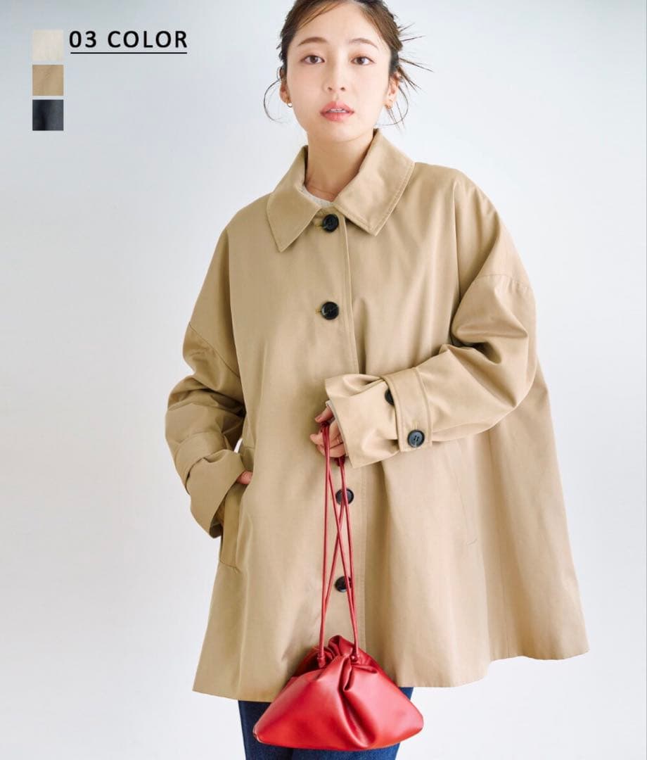 【完売品】Basement online 2way Aライントレンチコート