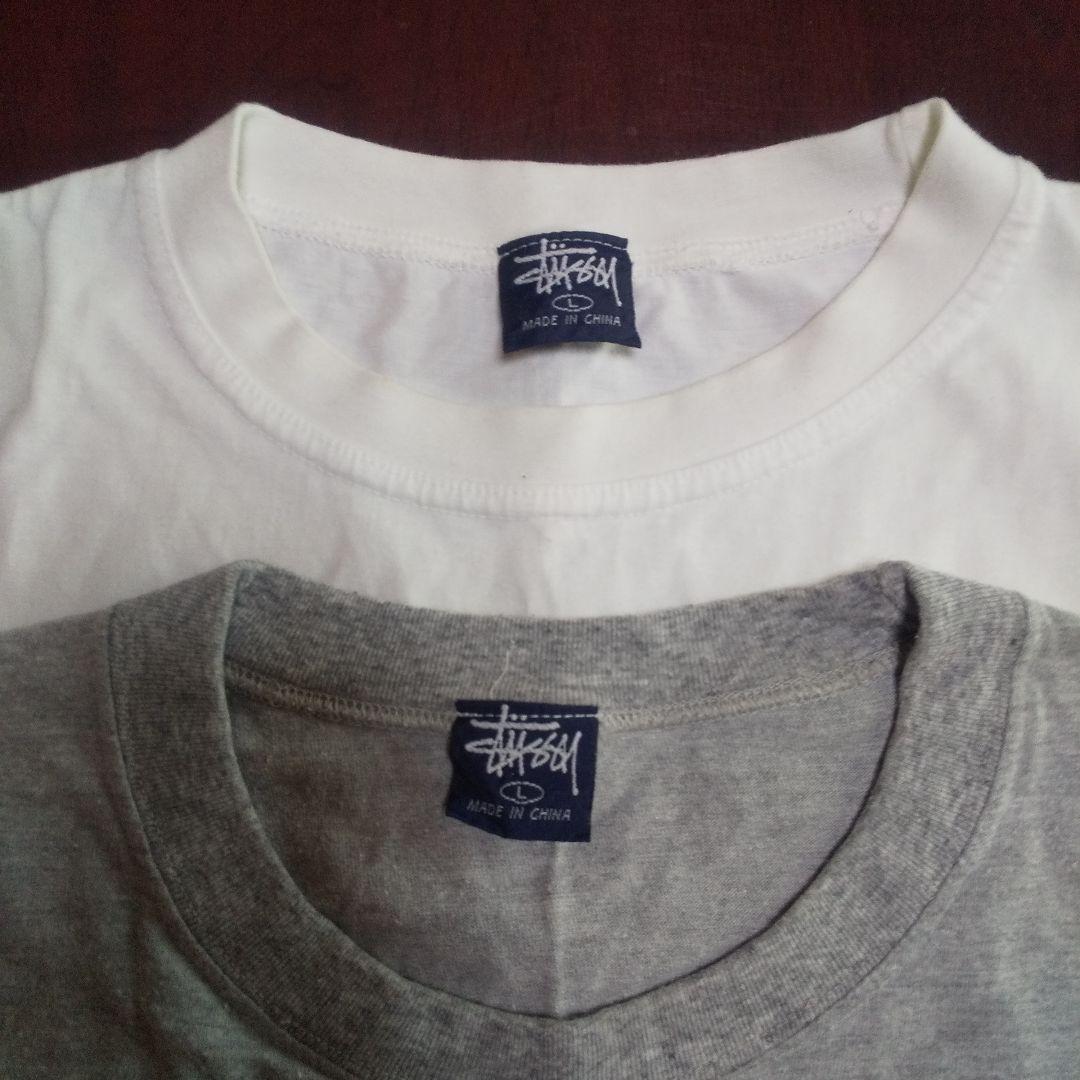 t*o様 STUSSY 龍柄Tシャツ美品 Ｌサイズ（２枚）ビンテージ美品
