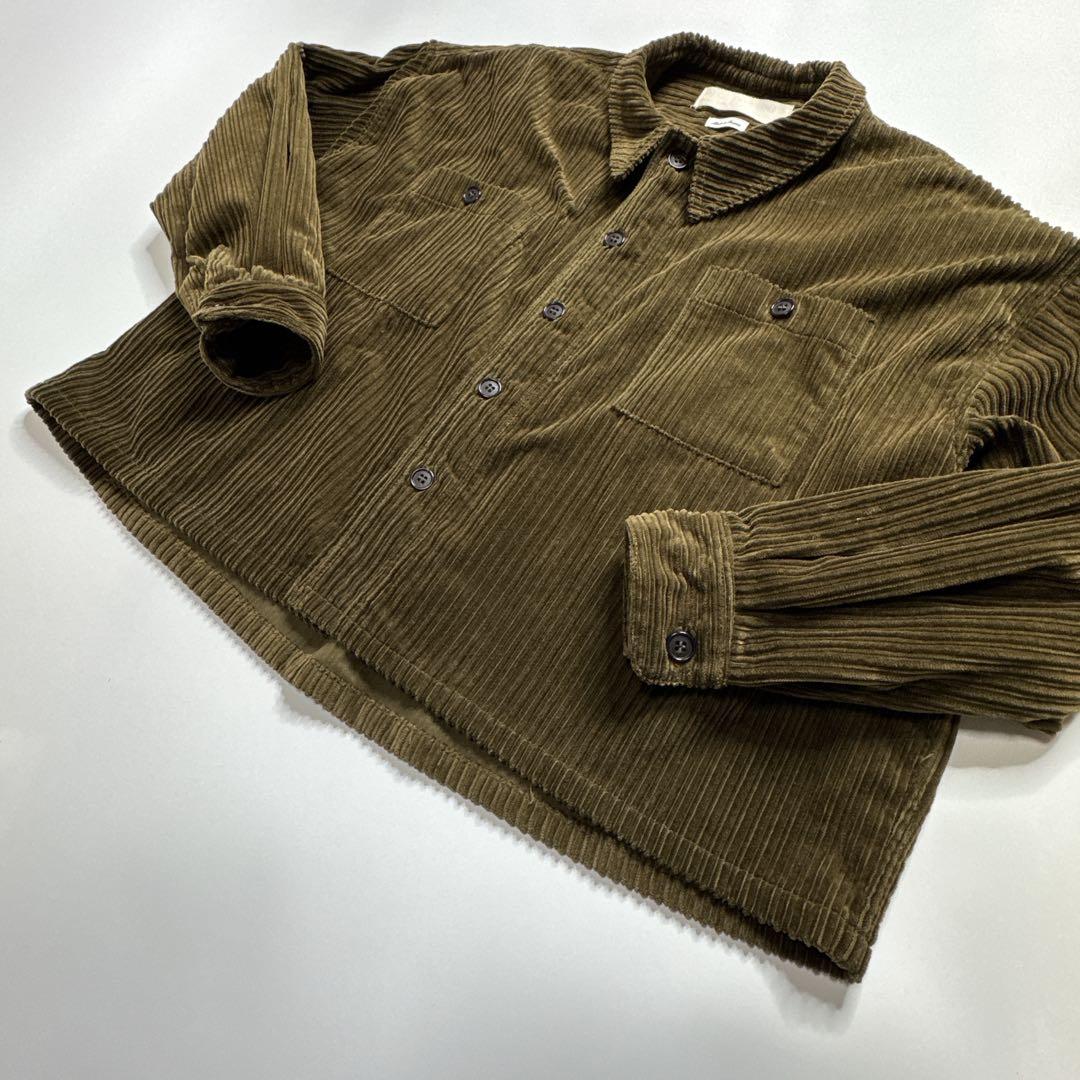 【フランス製】L'ATALIER コーデュロイ カバーオールジャケット