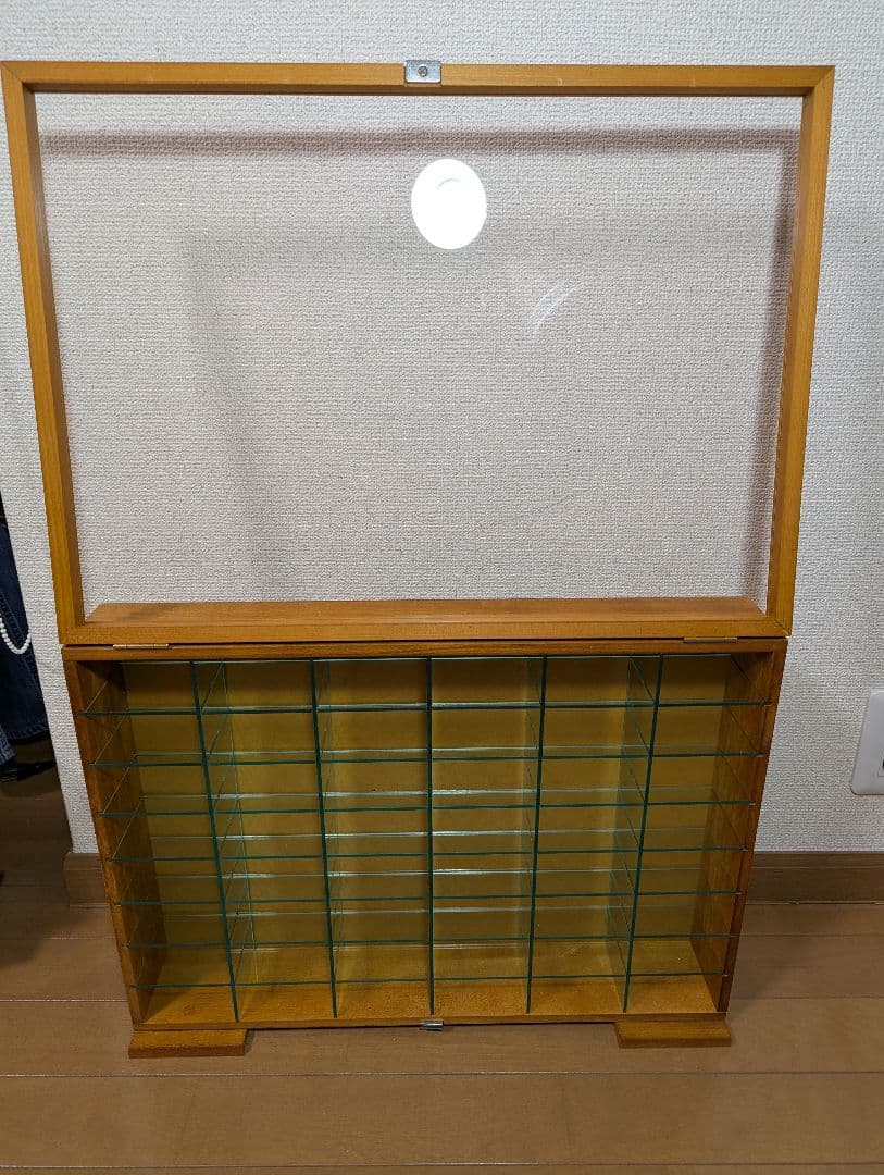 コレクションケース　ミニカー　48台　木製　アクリル