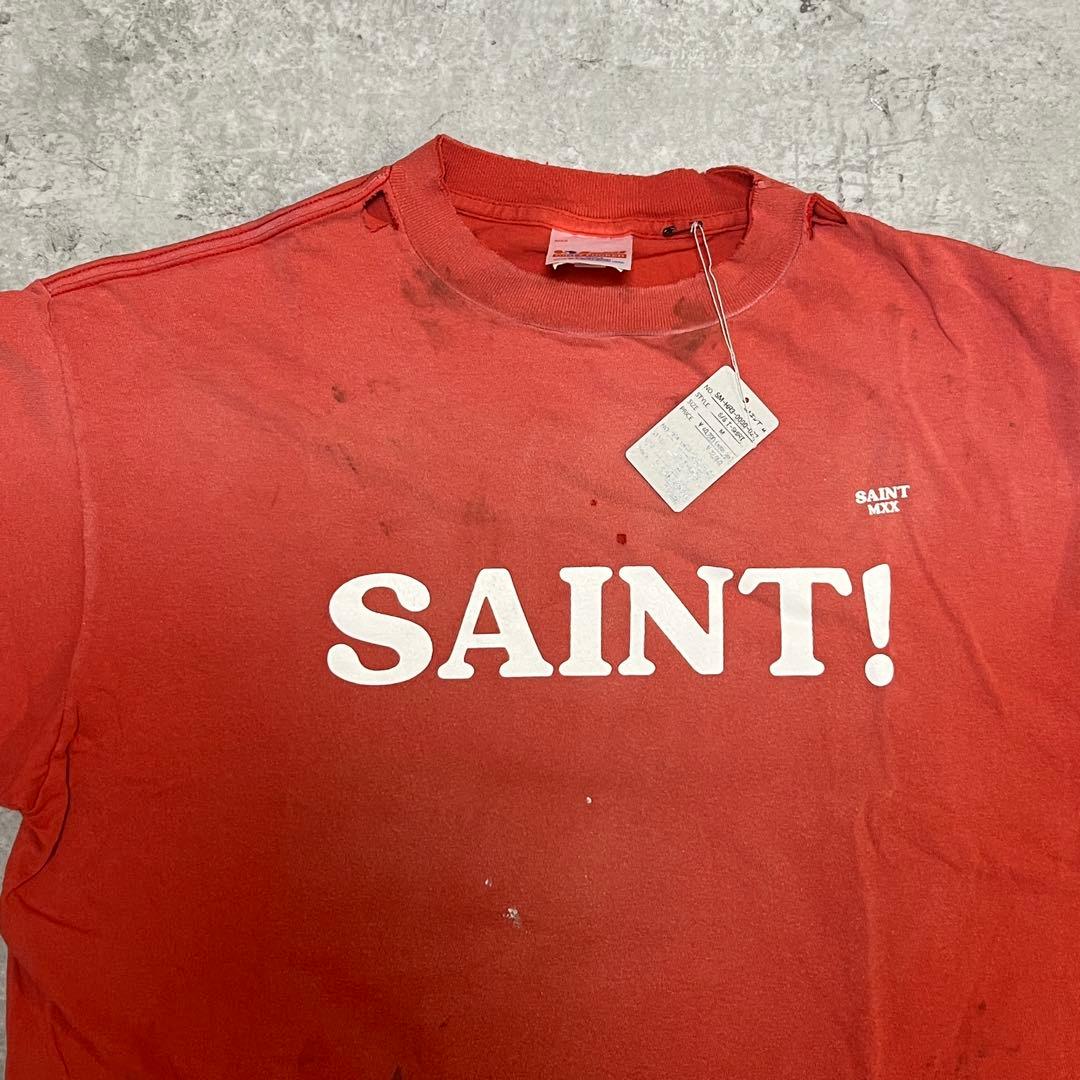 SAINT MICHAEL SS TEE SAINT RED M セントマイケル