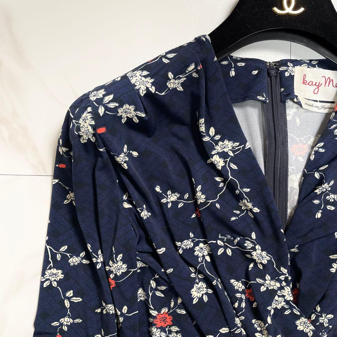 kay Me ケイミー あいミシェルヴィーナスワンピース 花柄 七分袖 13号
