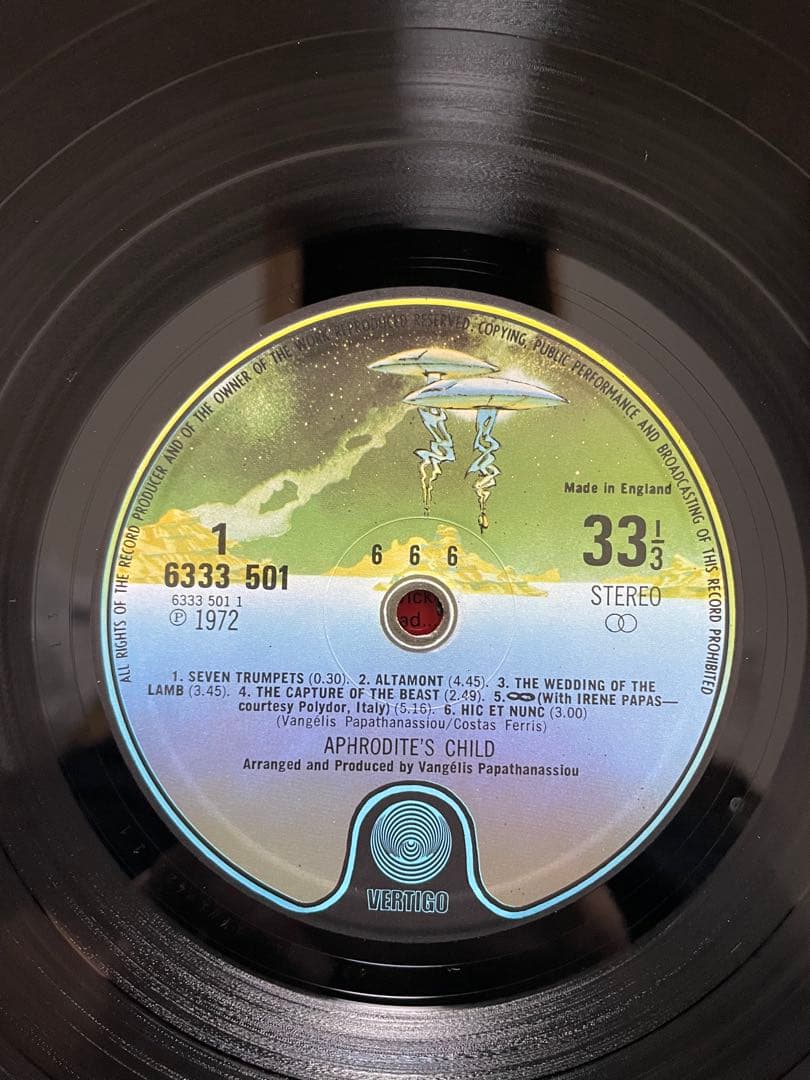 Aphrodite's Child 666 レコード