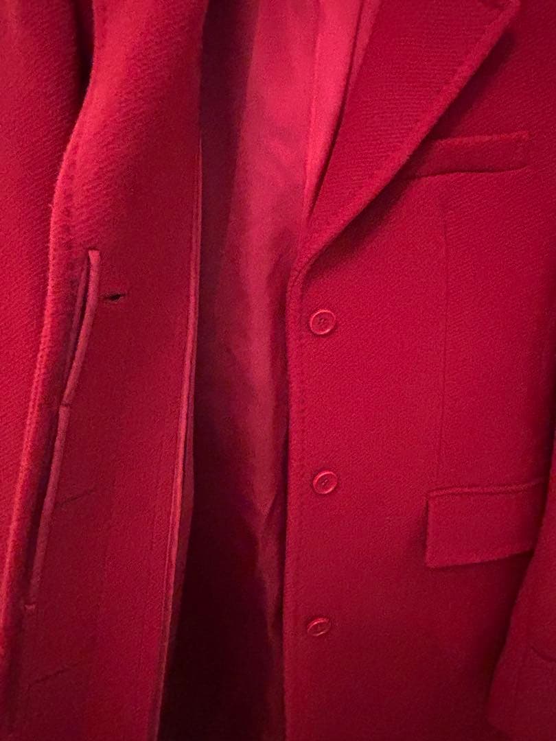 Max Mara●白タグ、アンゴラ混ロング、チェスター●40、Lサイズ