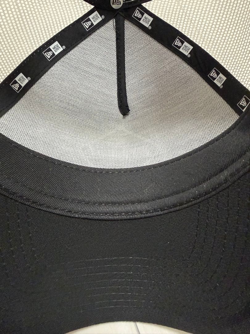FCRB NEW ERA 9FORTY A-FRAME MESH CAP 黒×白
