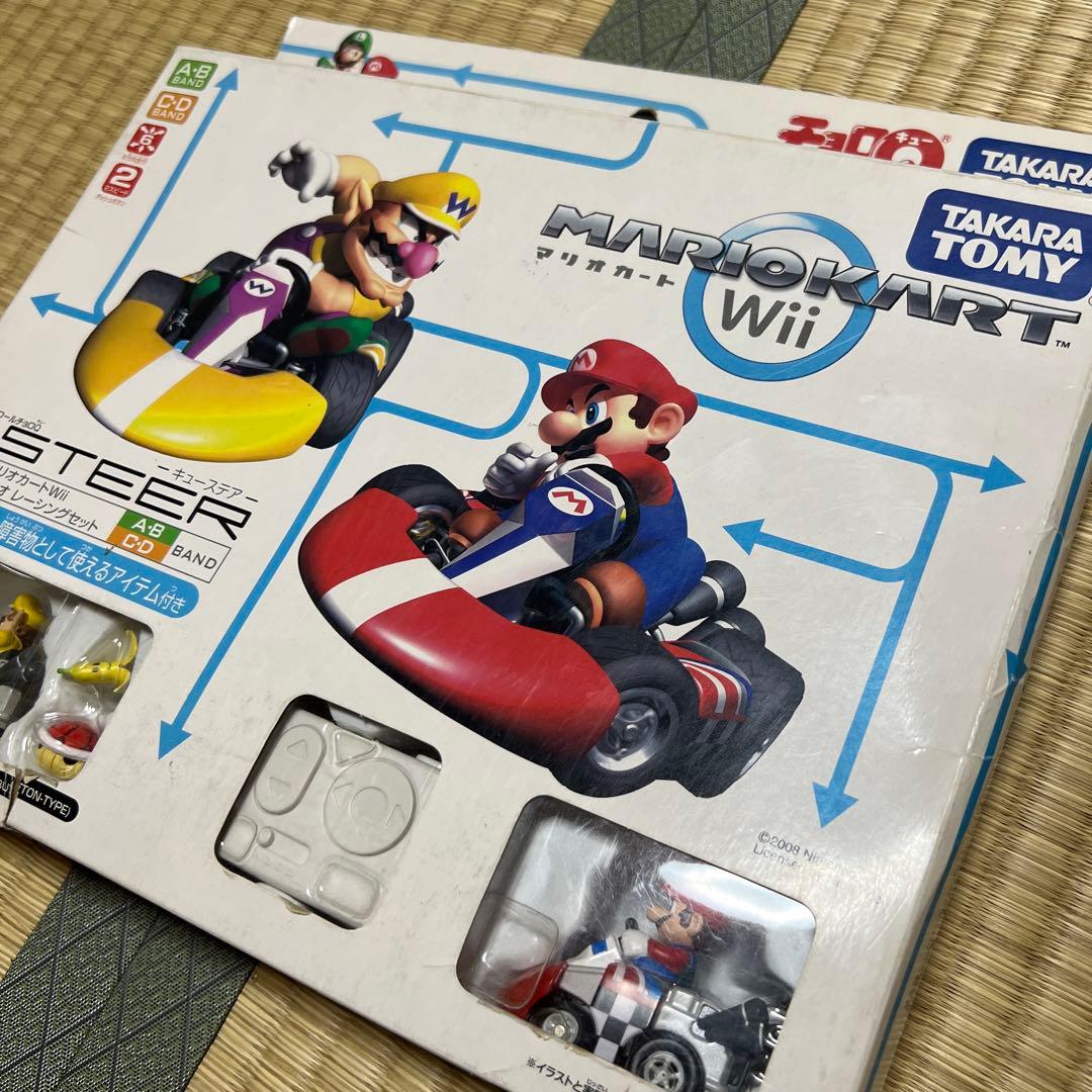 マリオカートwii Qsteer マリオ&ワリオレーシングセット