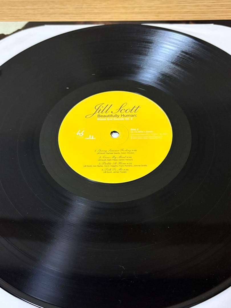 Jill Scott Beautifully Human LP レコード