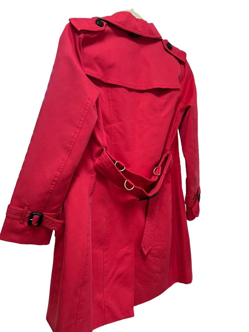 BURBERRY トレンチコート 赤 Sサイズ