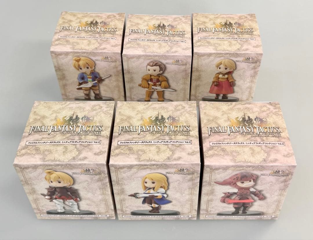 ファイナルファンタジータクティクス ミニチュアフィギュアコレクション 全6種類