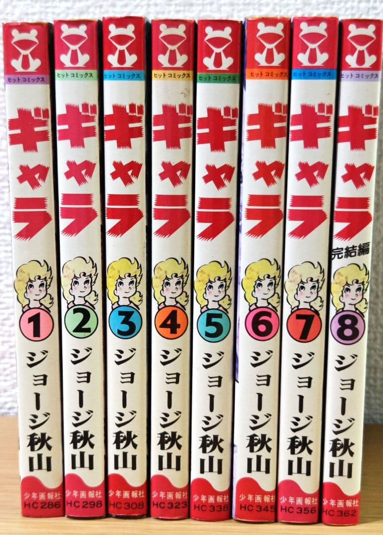 【美品・初版】ギャラ 全8巻 ジョージ秋山 少年キング　バラ不可