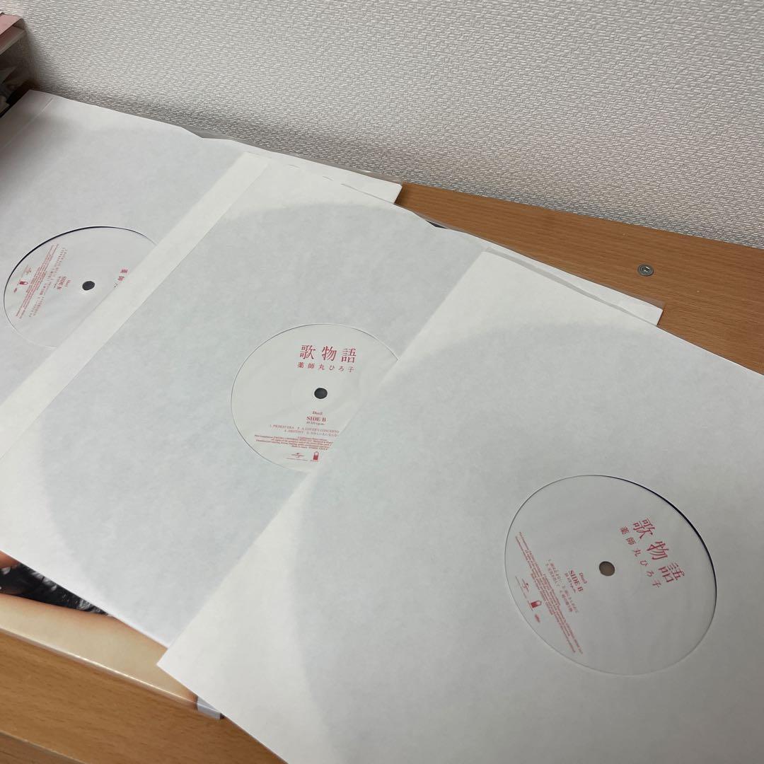 3枚組ベストアルバム　薬師丸ひろ子 / 歌物語　LP　レコード　昭和