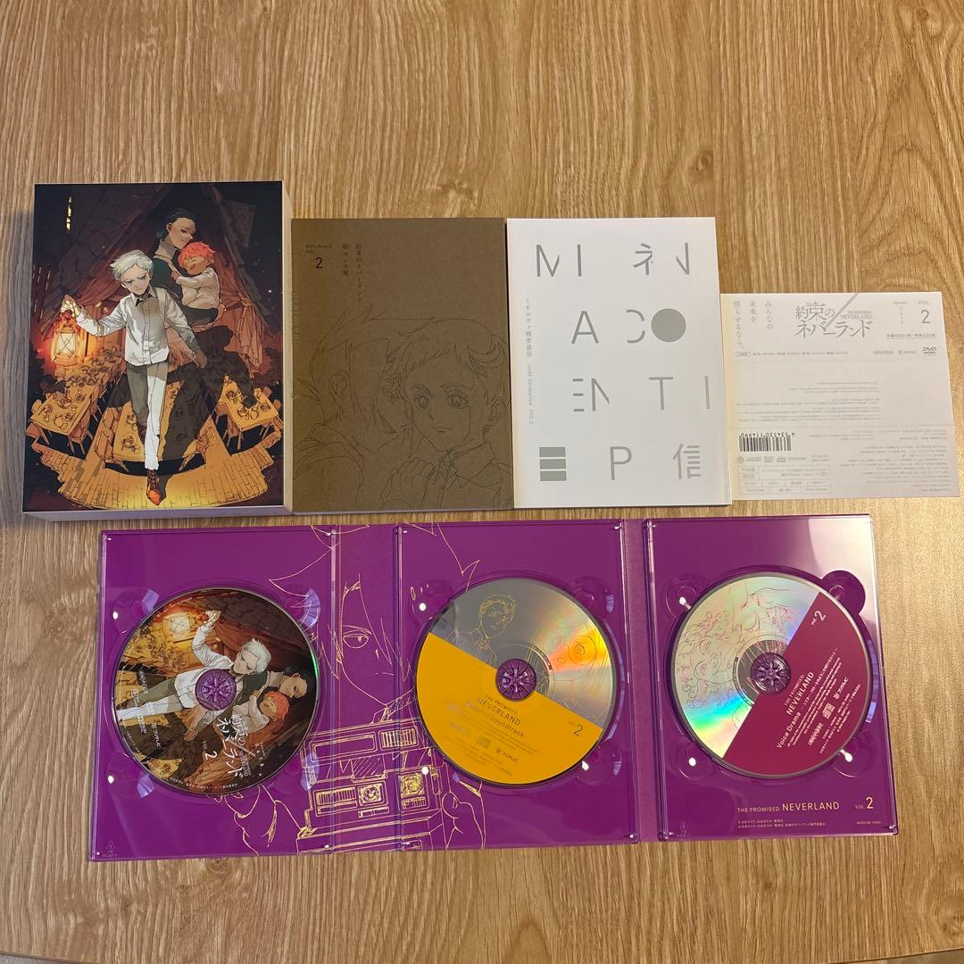 【帯・特典付き】約束のネバーランド DVD vol.1〜3 (完全生産限定版)