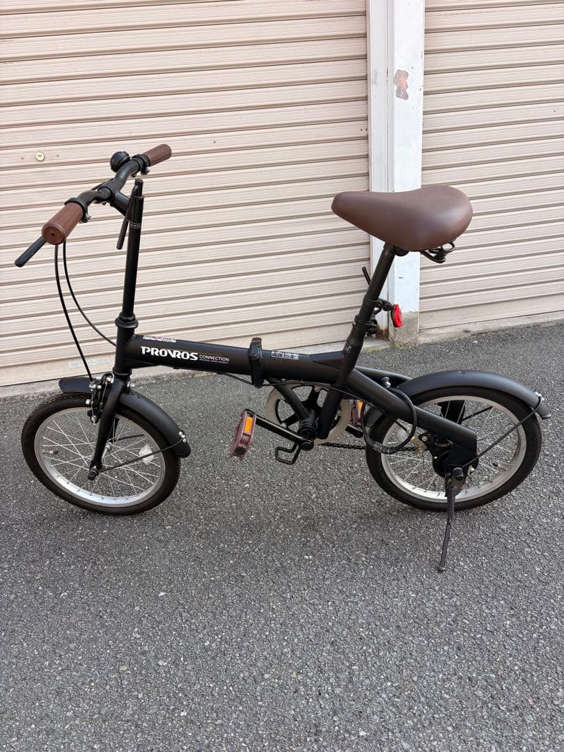 PROVROS 折りたたみ自転車 ブラック