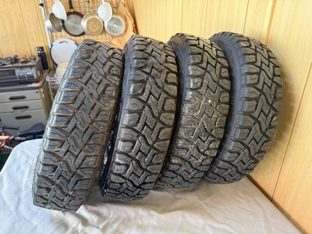 145/80R12 アルみホイール4本セット OPEN COUNTRY