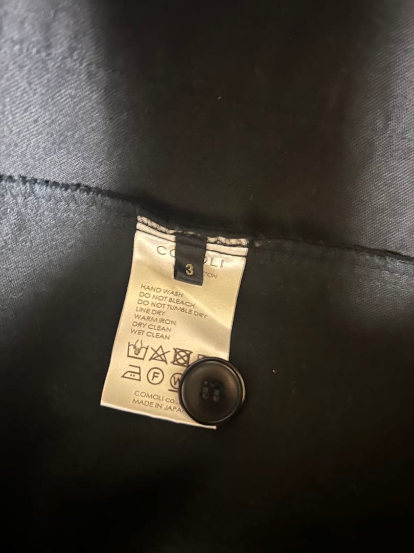 comoli モールスキンジャケット Black 3