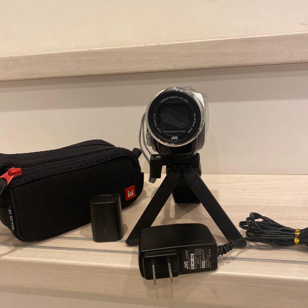 【動作品】JVC Everio GZ-E220-S フルHD ビデオカメラ