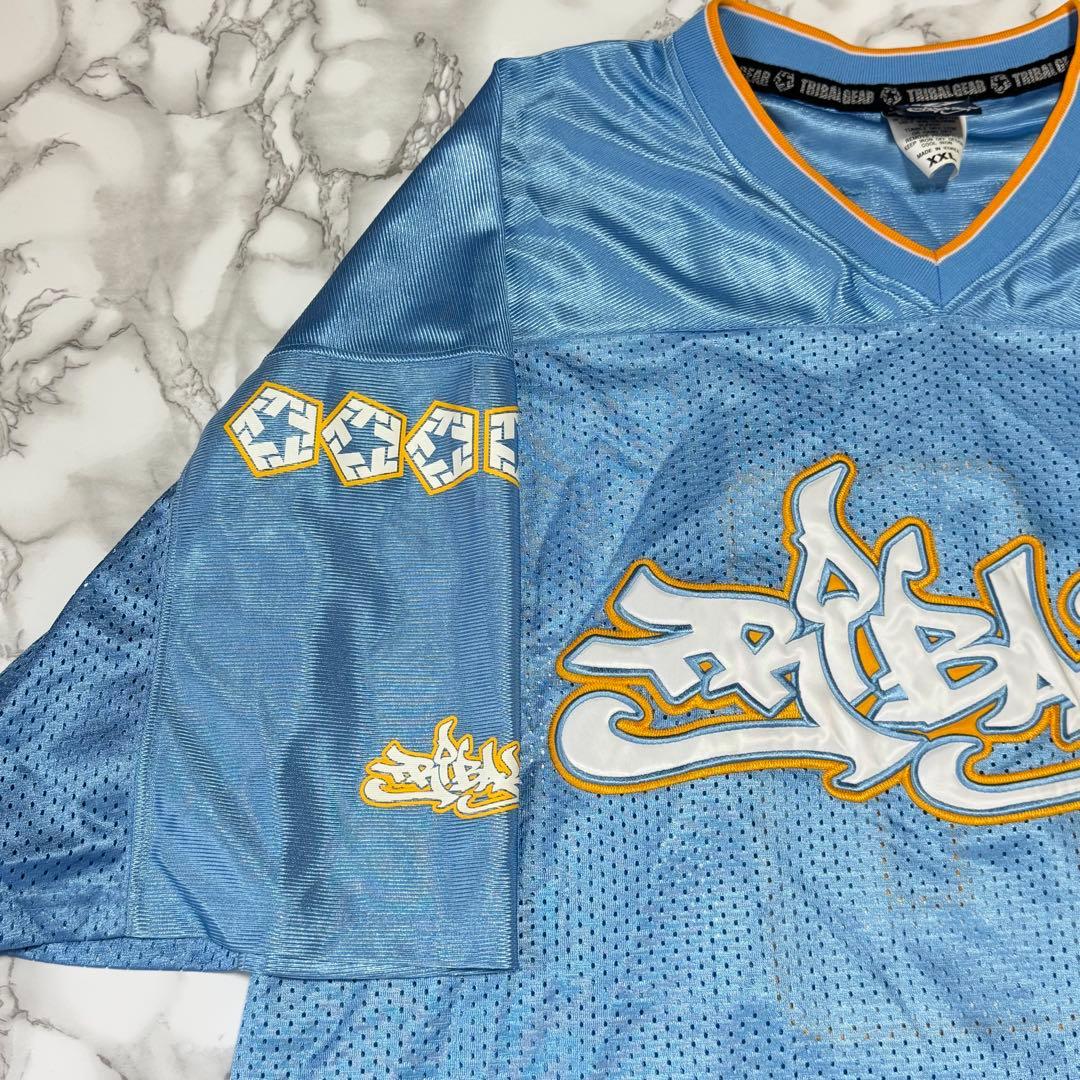 希少【TRIBAL GEAR】y2k 00's football shirt