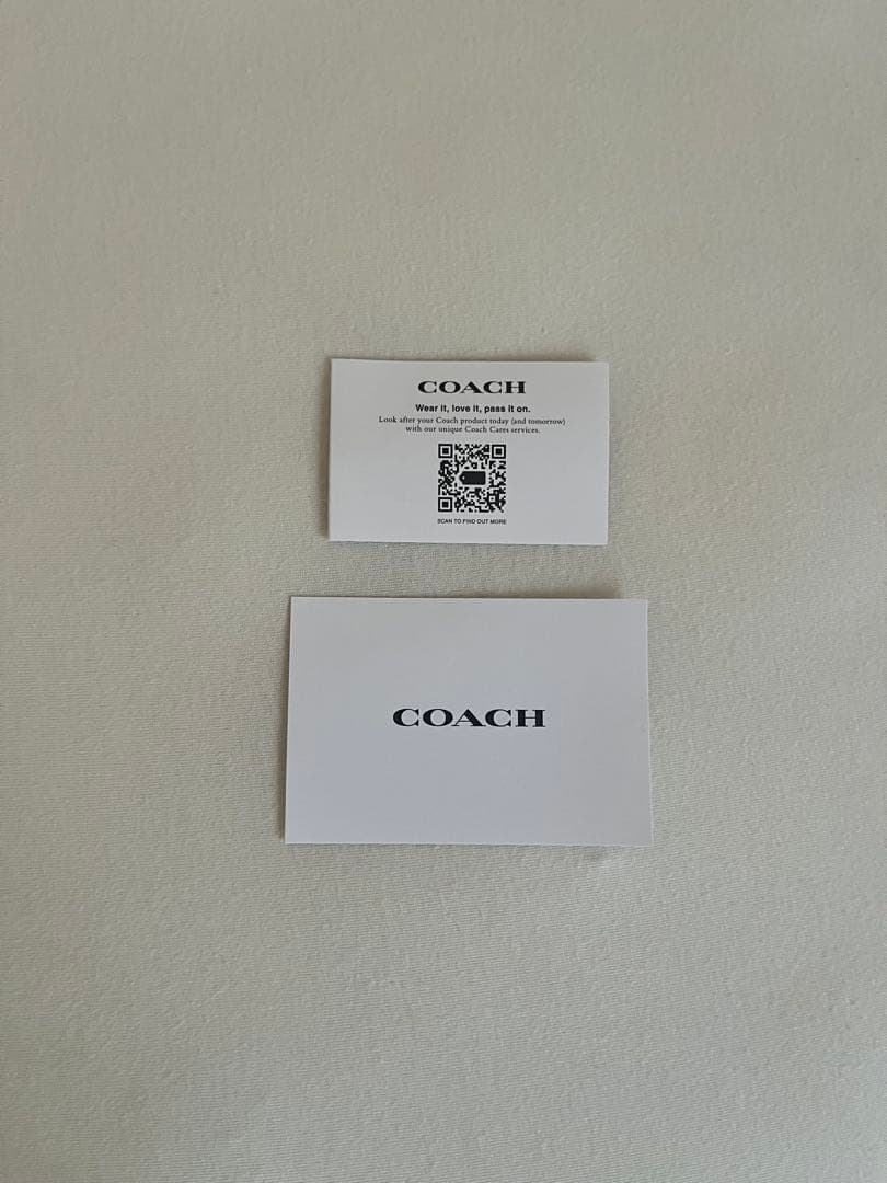 COACH 二つ折り財布 ブルー