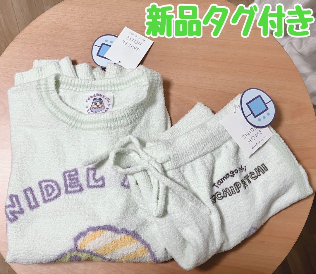 スナイデルホーム たまごっち プルオーバー＆ショートパンツ セット くちぱっち
