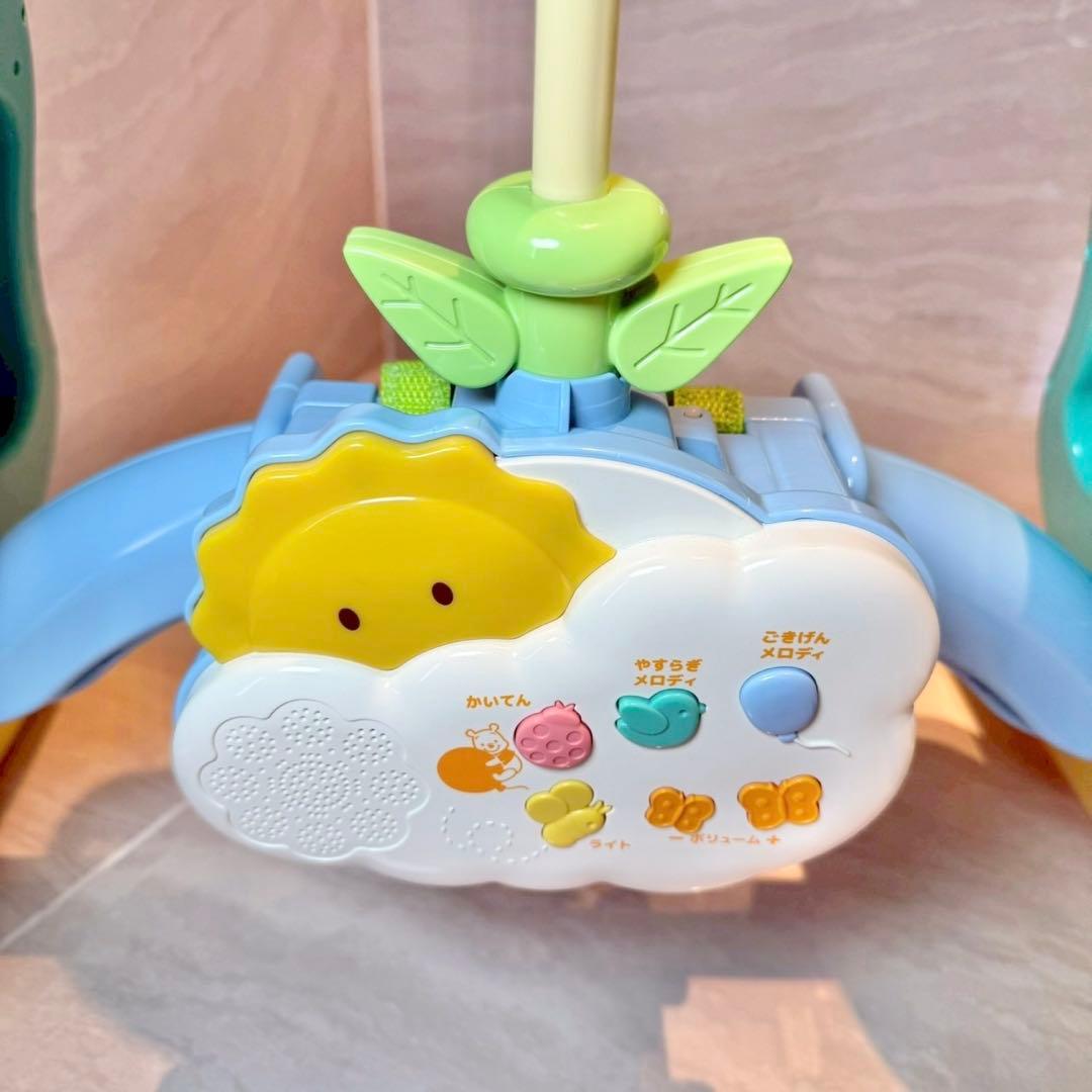 【付属品有】くまのプーさんえらべる回転6wayジムにへんしんメリー