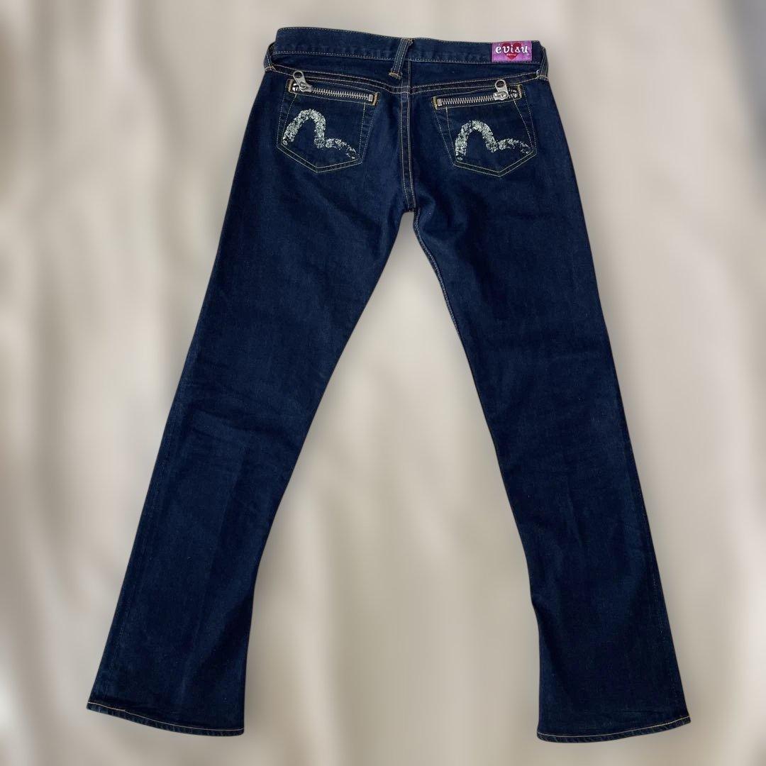 レディース　エビス　EVISU evisu デニム　ジーンズ　濃紺