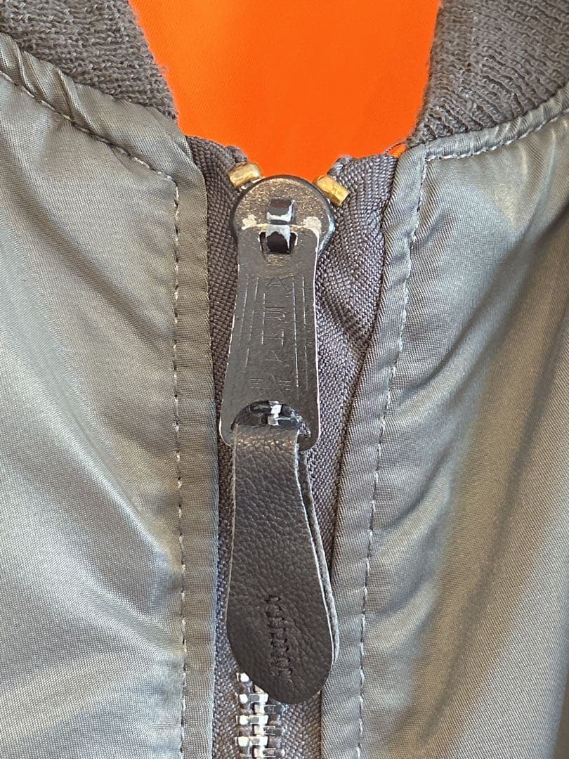 アルファ　MA-1フライトジャケット オリーブグリーン