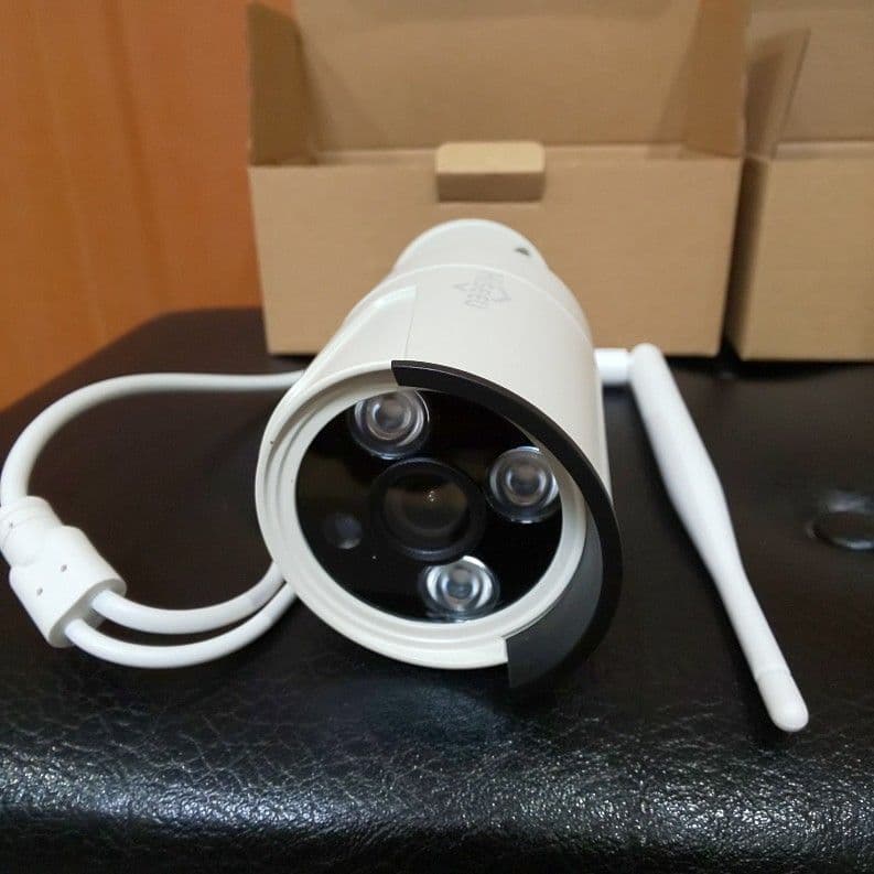 Hiseeu防犯カメラ ワイヤレスwifi300万画素(増設可,未使用品) 2台