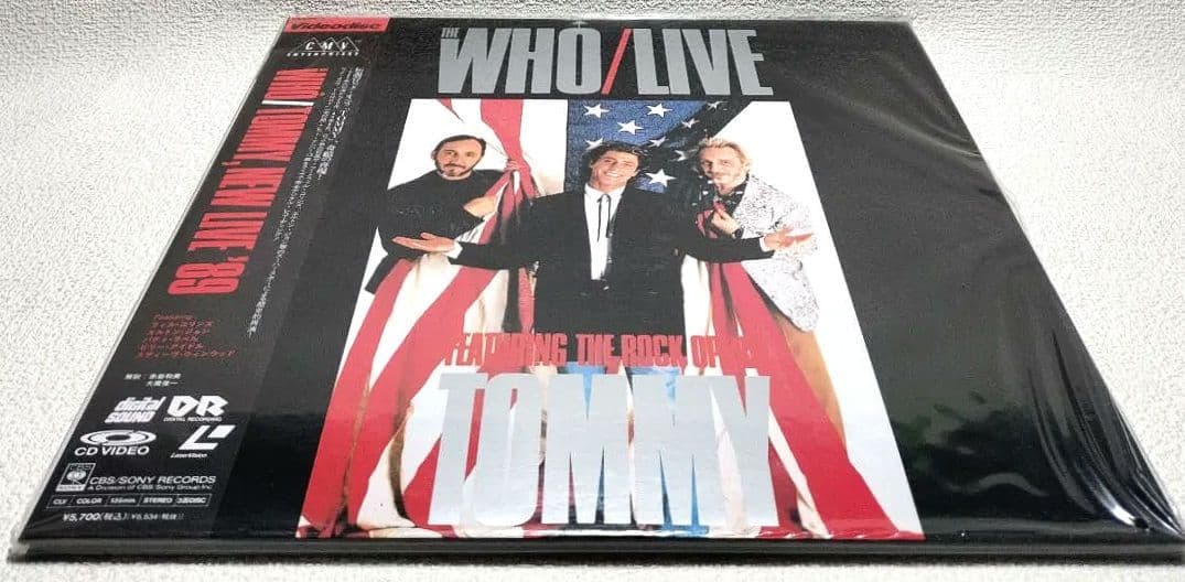 『ＴＨＥ ＷＨＯ／ＴＯＭＭＹ，Ｎｅｗ Ｌｉｖｅ’８９』【新品・未開封２枚組ＬＤ】
