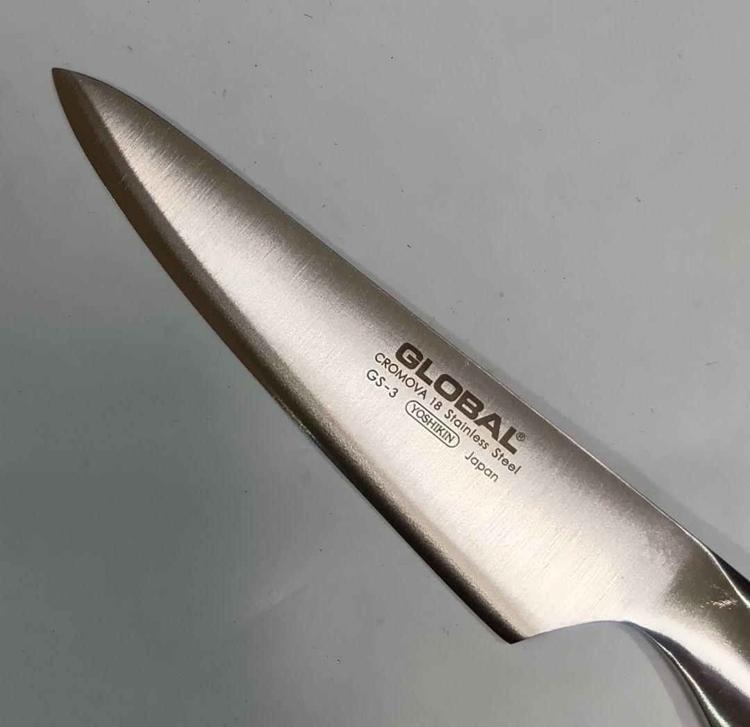 GLOBAL グローバル GS-3 ペティ ナイフ メーカー研ぎ直し済み