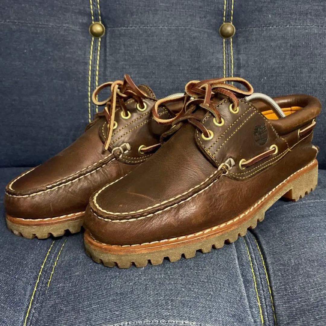 【美品】Timberland 3eye classic 8W 26センチ