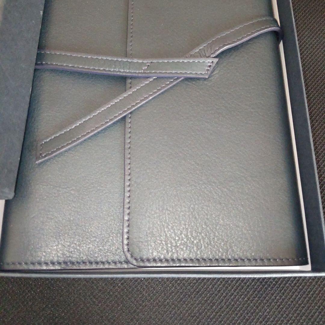 Breguet ブレゲ レザー ノートカバー ネイビー 箱付き 非売品 希少
