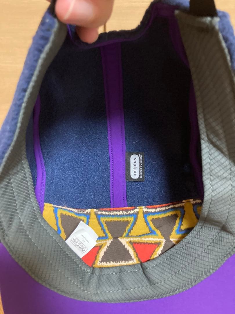 patagonia　シンチラフリースキャップネイティブ柄　5パネルcap