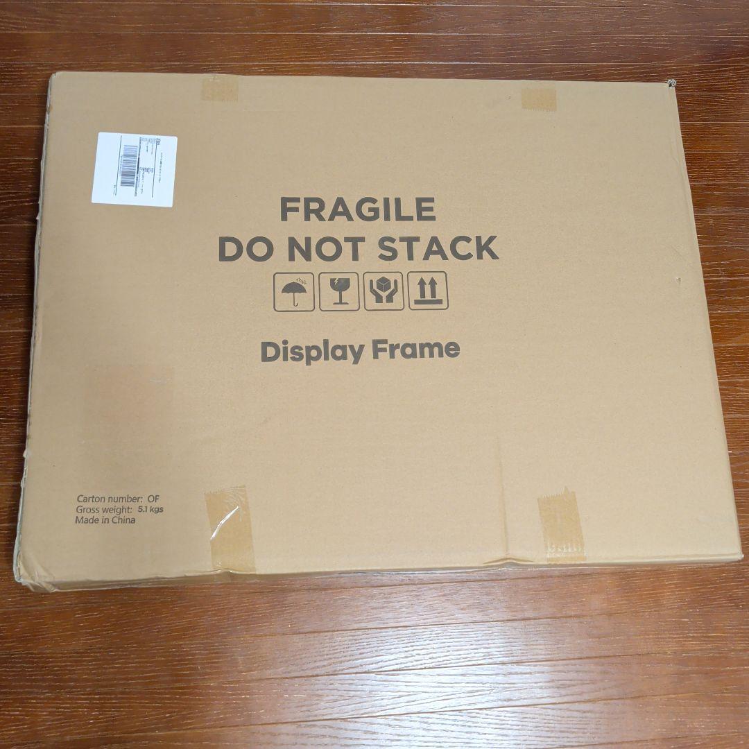大型ユニフォーム額縁 60×80cm 前開き UVカット アクリル