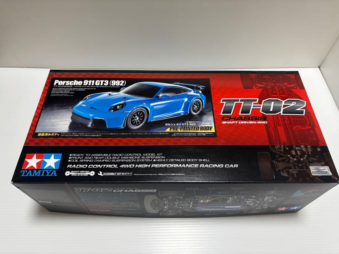 タミヤ 1/10 ポルシェ 911 GT3 (992) TT-02組立てキット