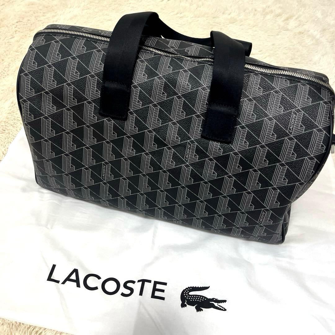 【極美品】LACOSTE ボストンショルダーバッグ　2way
