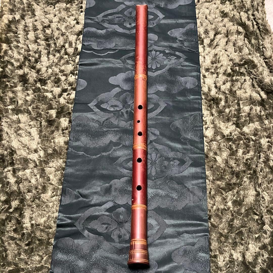 尺八 延管 七孔 約65.5cm 【音出し確認済み】
