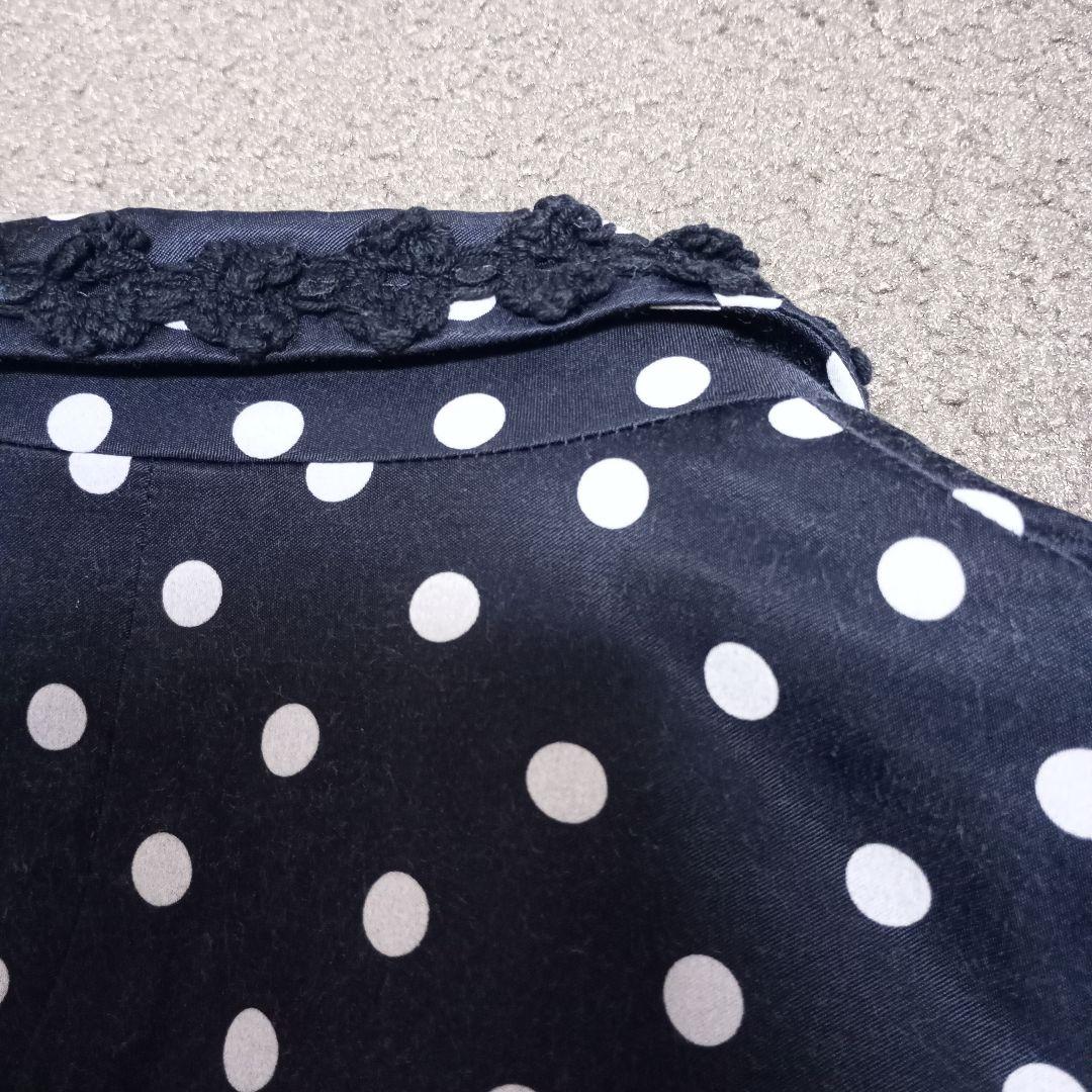 竹*様 tricot COMMEdesGARCONS ドットジャケット　M 黒