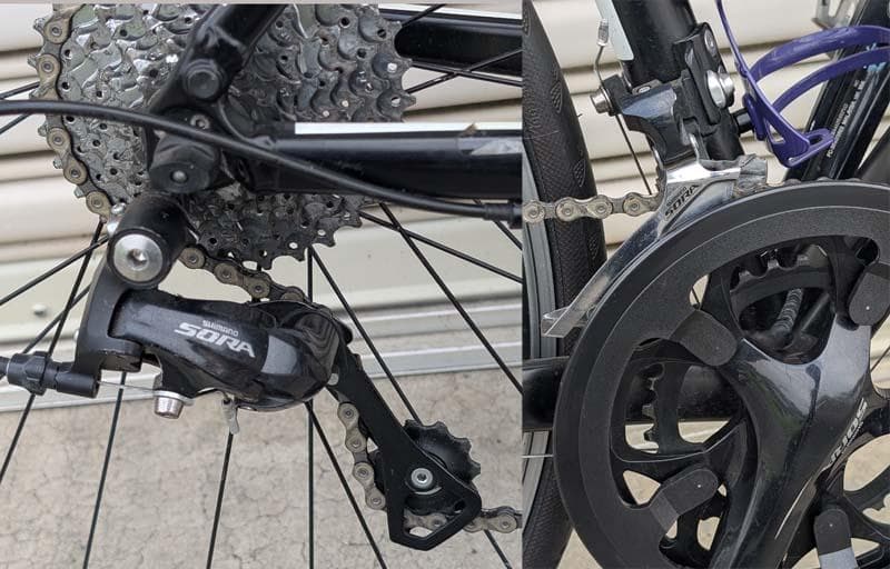 GIANT DEFY3 SORA 2×9 ブレーキはシマノ 105 XSサイズ