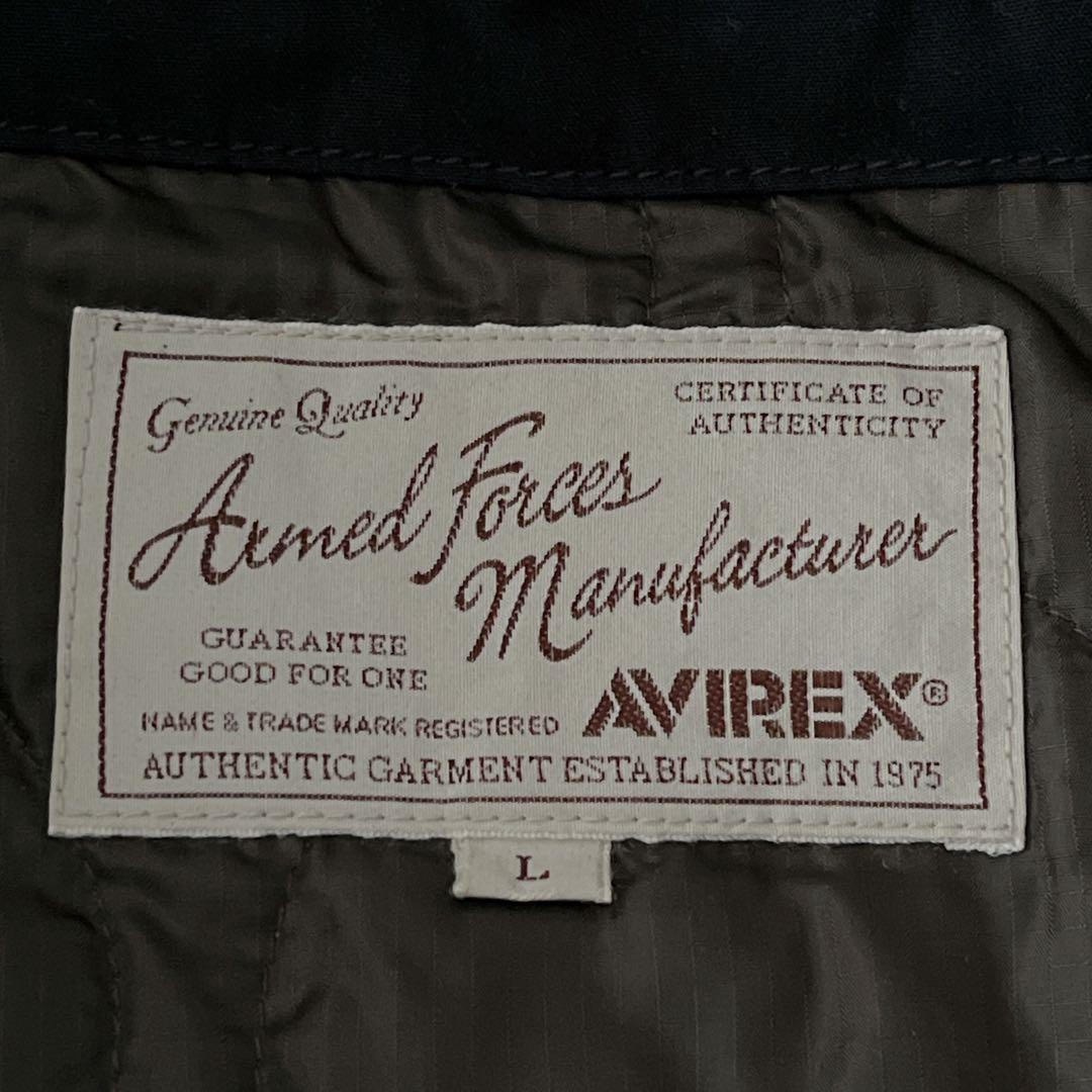 AVIREX M-65 モッズコート ブラック 黒 ファー コート　Y2K