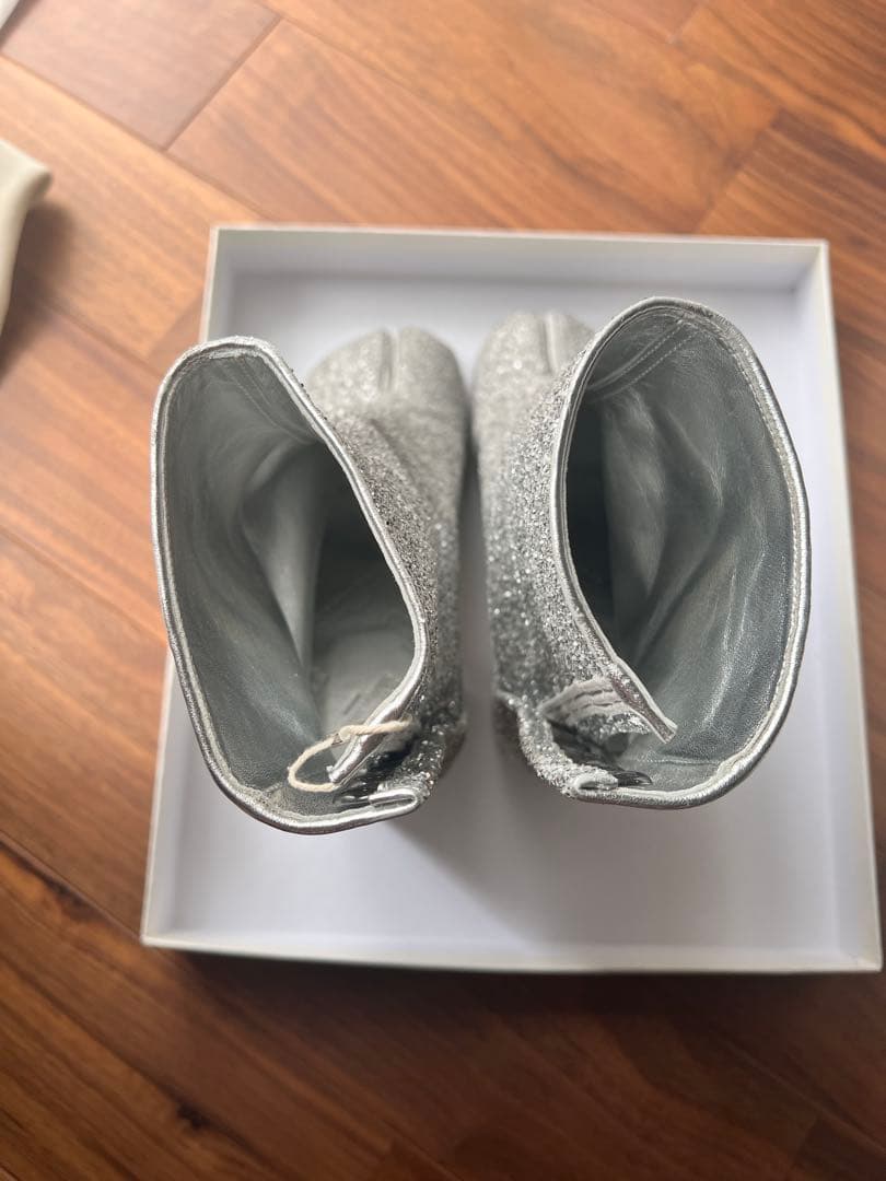 Maison Margiela タビ　EU35 シルバー グリッター