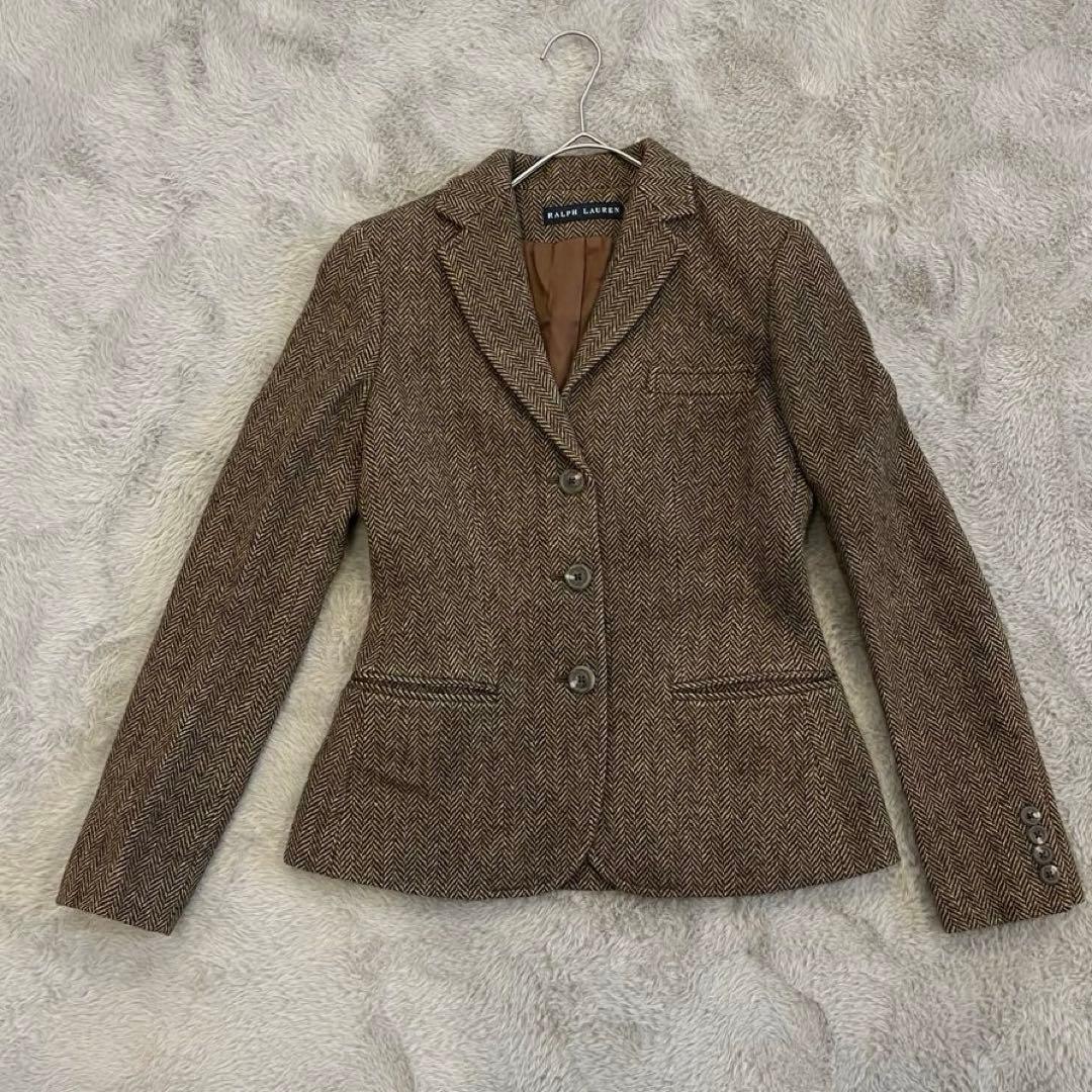 Ralph Lauren♡テーラードジャケット ウール ヘリンボーン 7