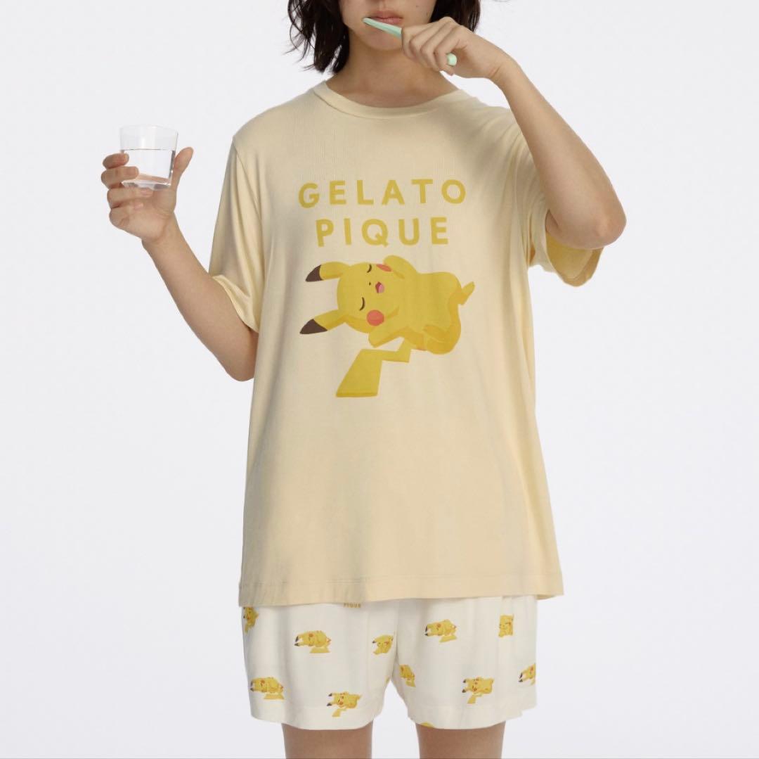 【Akane様】ポケモン　ピカチュウ プリントTシャツ＆ショートパンツセット