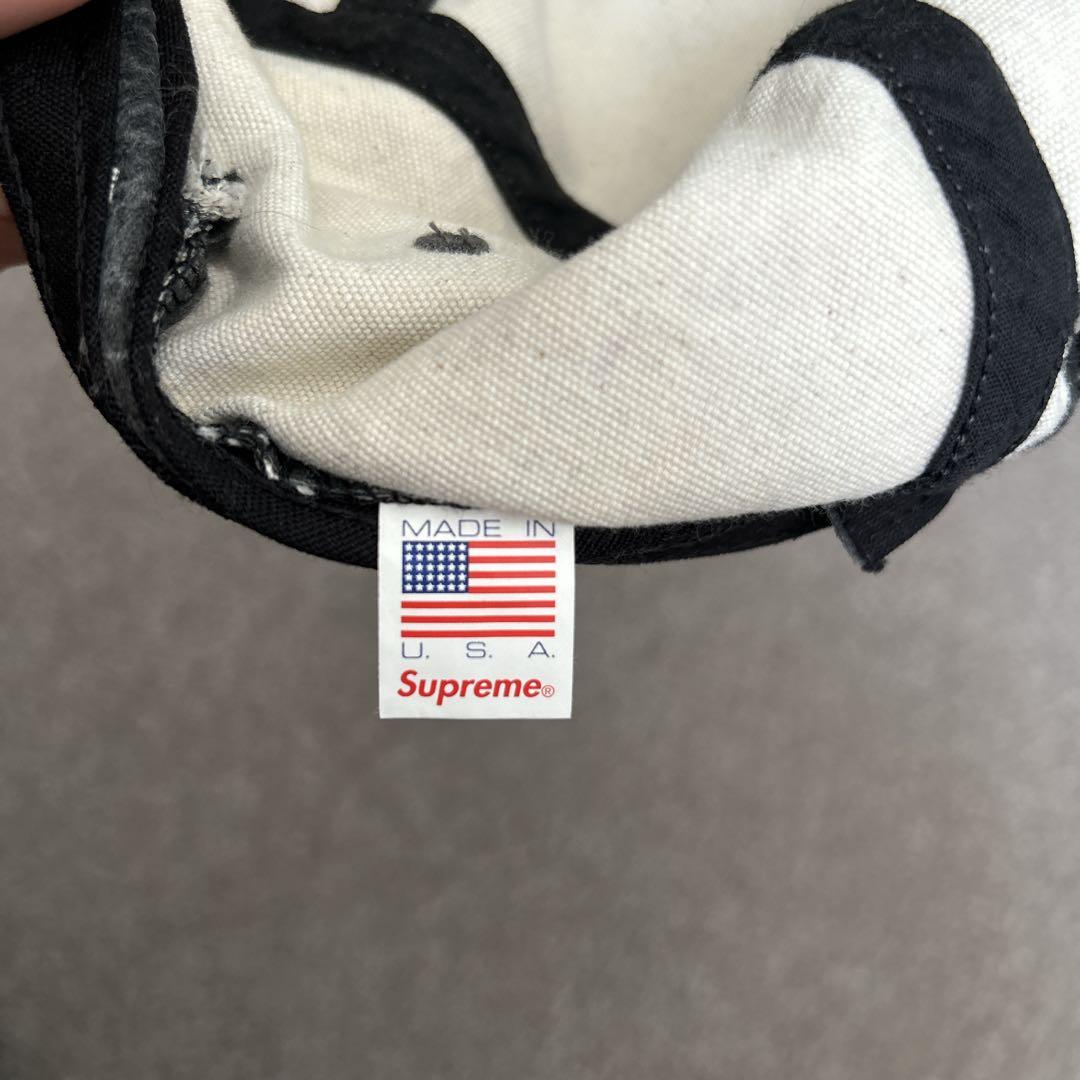 Supreme グレー デニム　キャップ